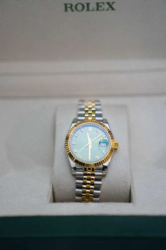 Date just 36 in a two-tone Rolesor finish