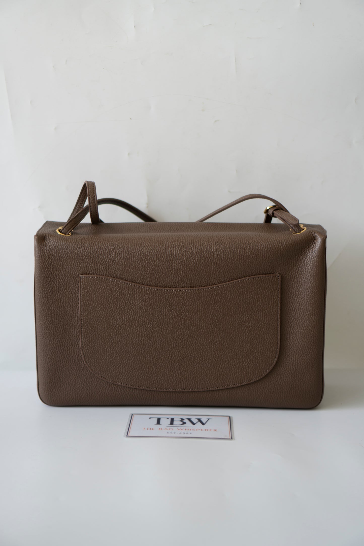 Maxi Flap 26S Souplissimo Flap Bag – Taupe Light Brown Caviar