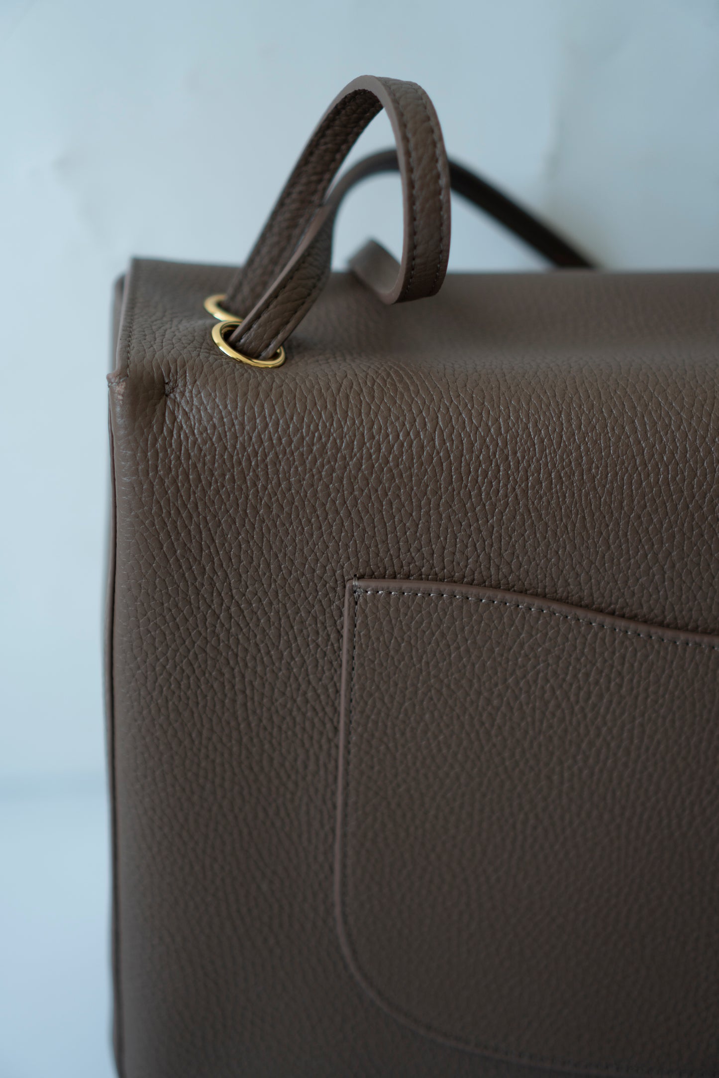 Maxi Flap 26S Souplissimo Flap Bag – Taupe Light Brown Caviar