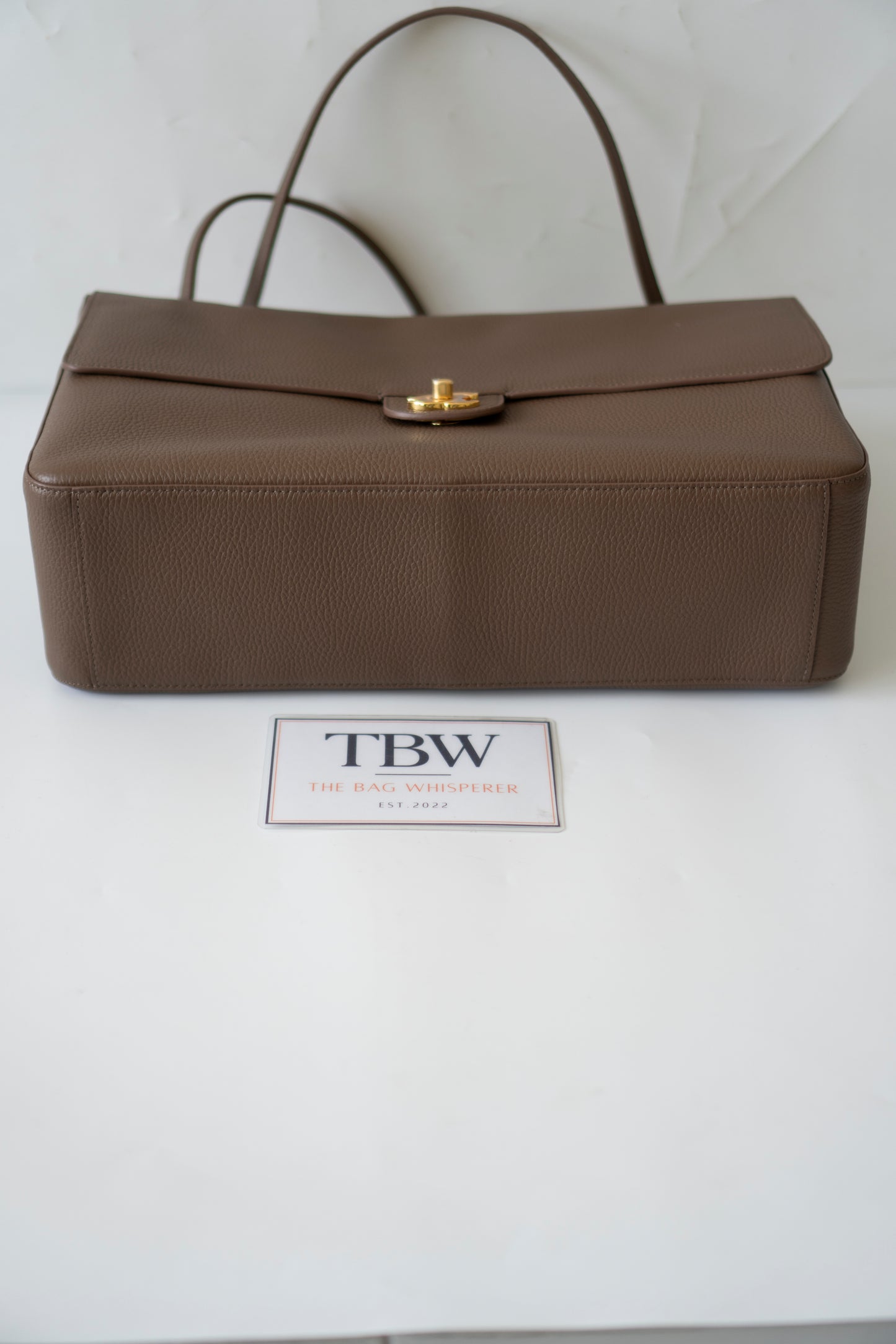 Maxi Flap 26S Souplissimo Flap Bag – Taupe Light Brown Caviar