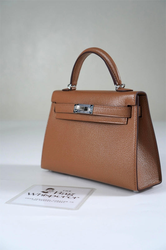 Mini KL in Chai Chevre Leather