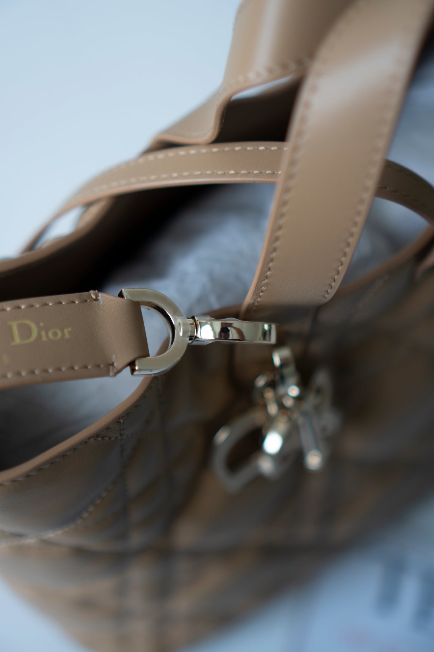 Toujours Vertical Tote – Medium Tan