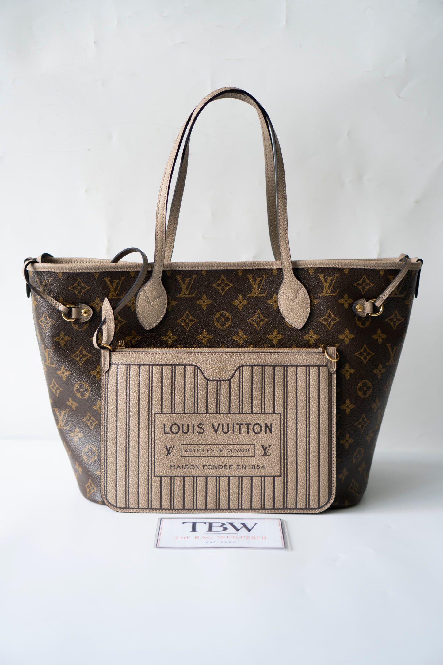 Neverfull Inside Out MM – Monogram Sand