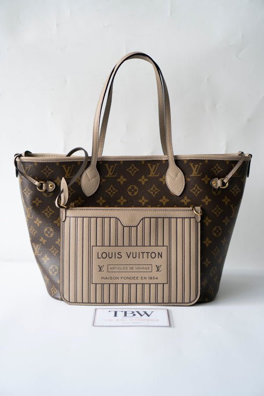 Neverfull Inside Out MM – Monogram Sand