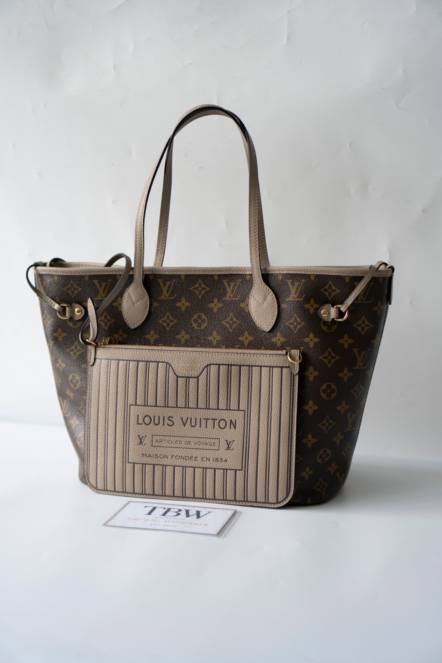 Neverfull Inside Out MM – Monogram Sand
