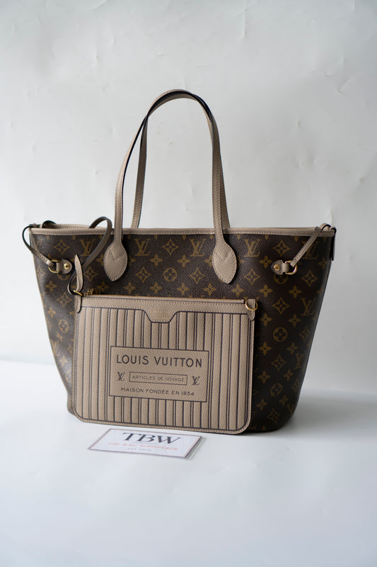 Neverfull Inside Out MM – Monogram Sand