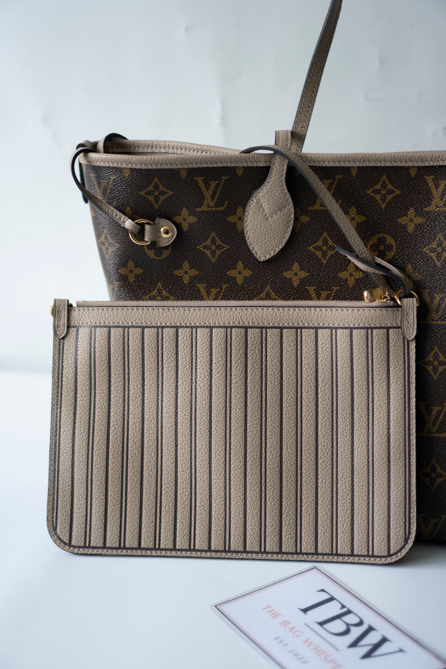 Neverfull Inside Out MM – Monogram Sand