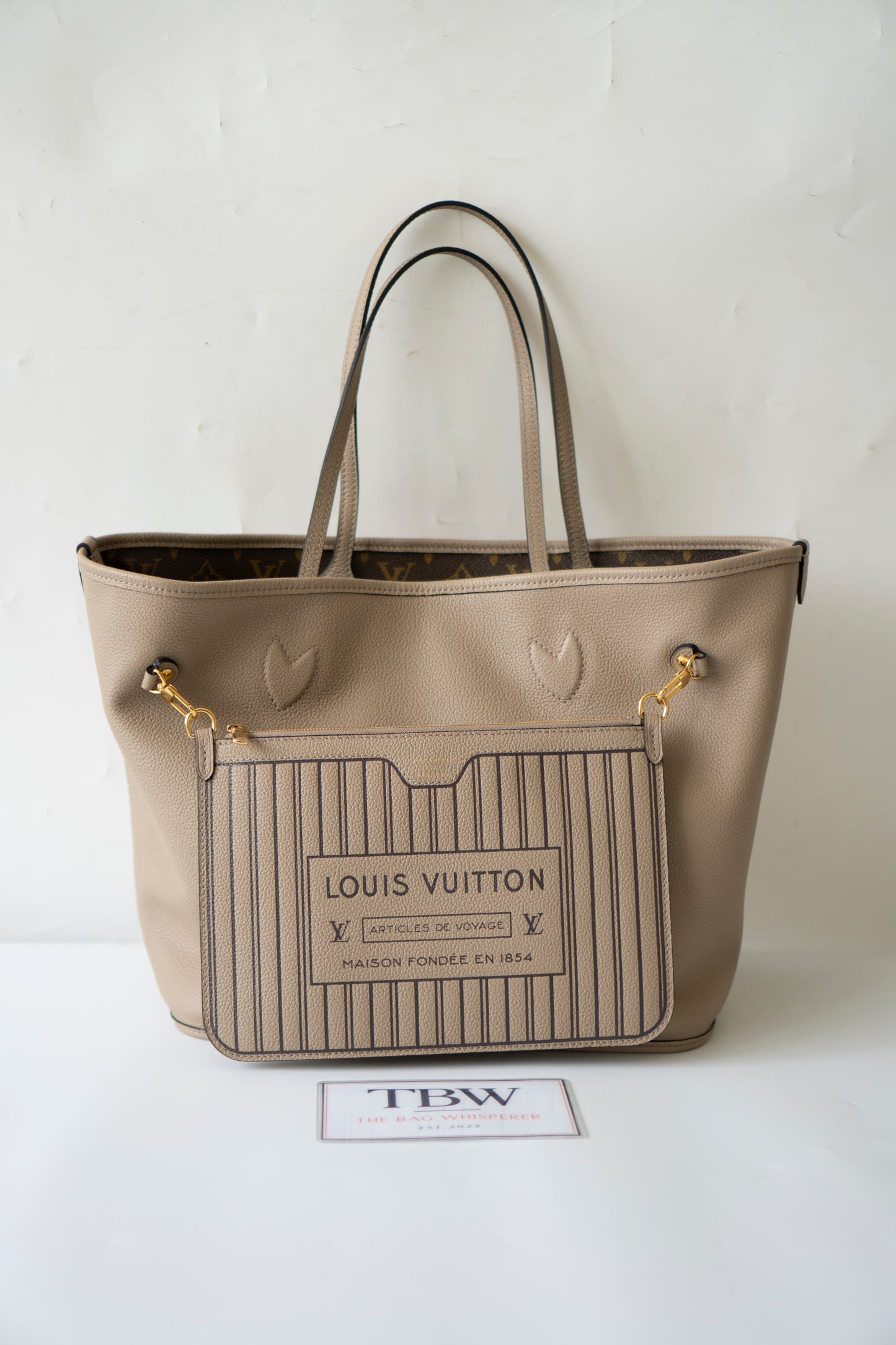 Neverfull Inside Out MM – Monogram Sand