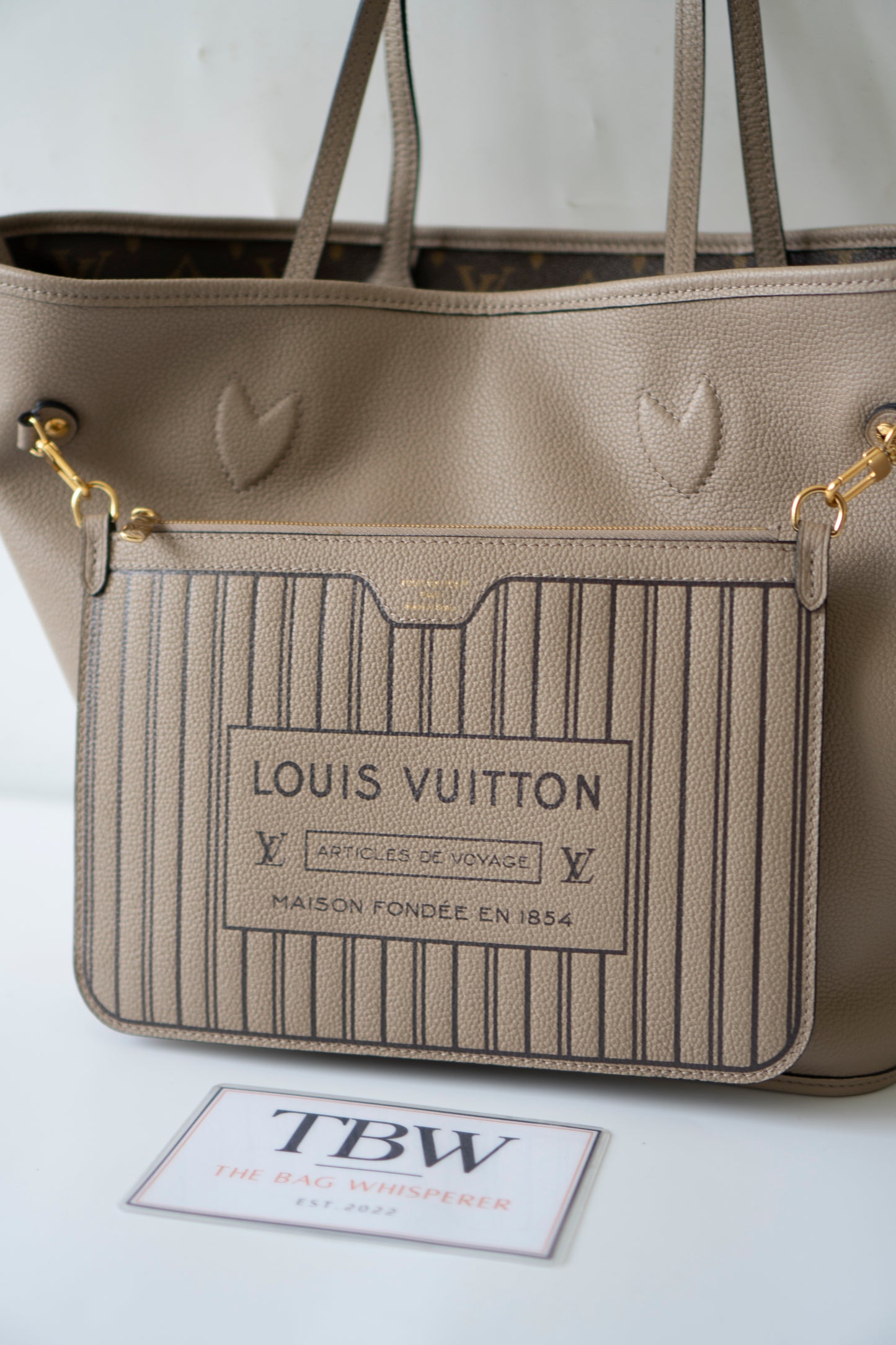 Neverfull Inside Out MM – Monogram Sand