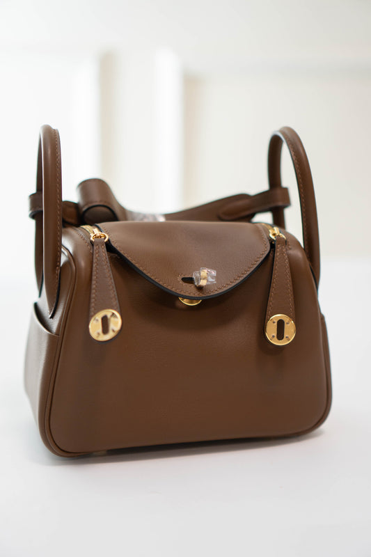 Mini Lind in Alezan Swift leather
