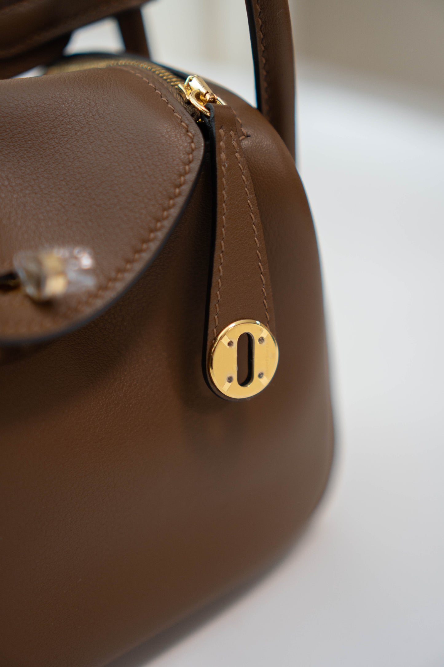 Mini Lind in Alezan Swift leather