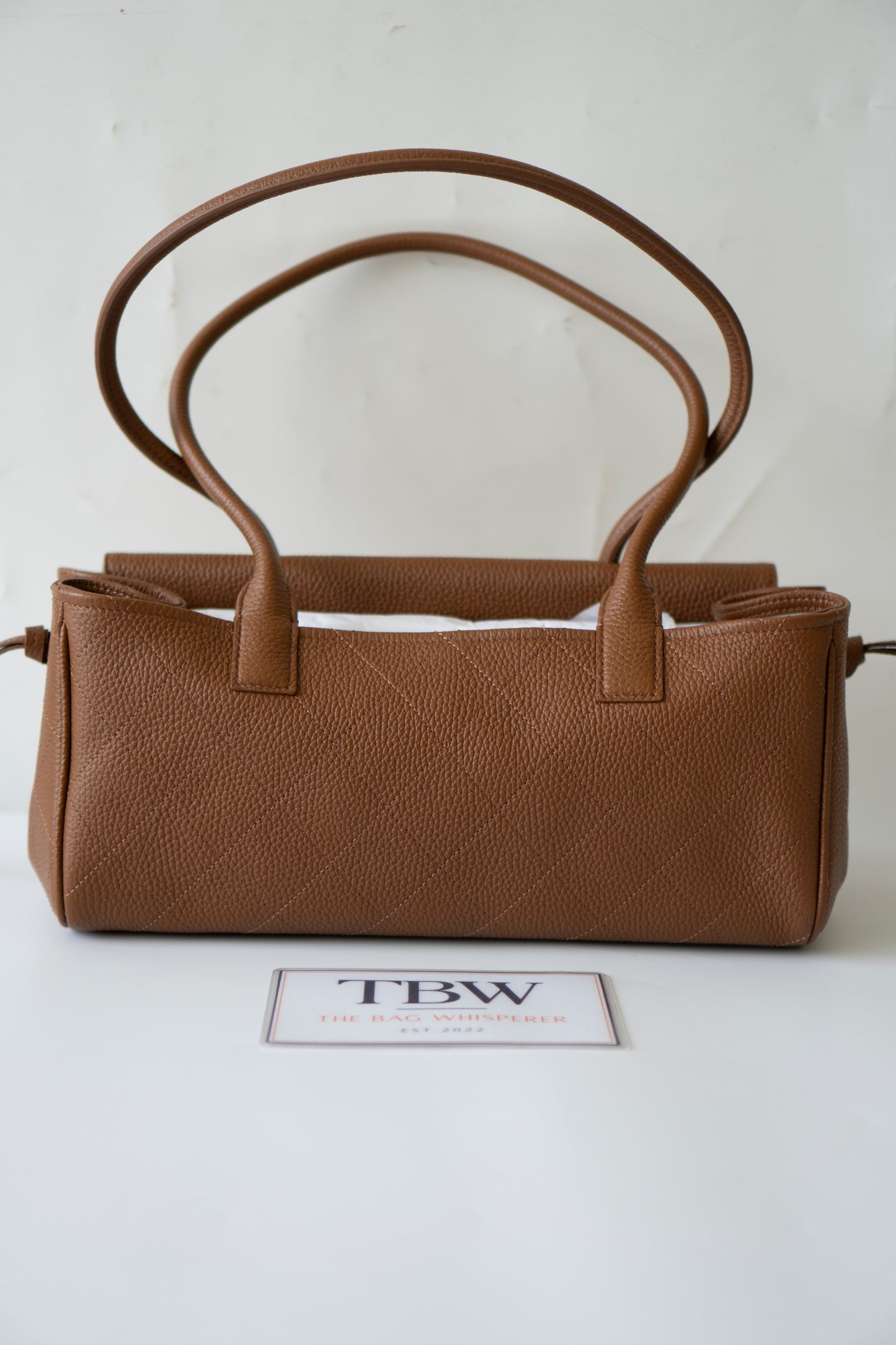 26S Urban Essential East West Shopping Flap – Camel Caviar