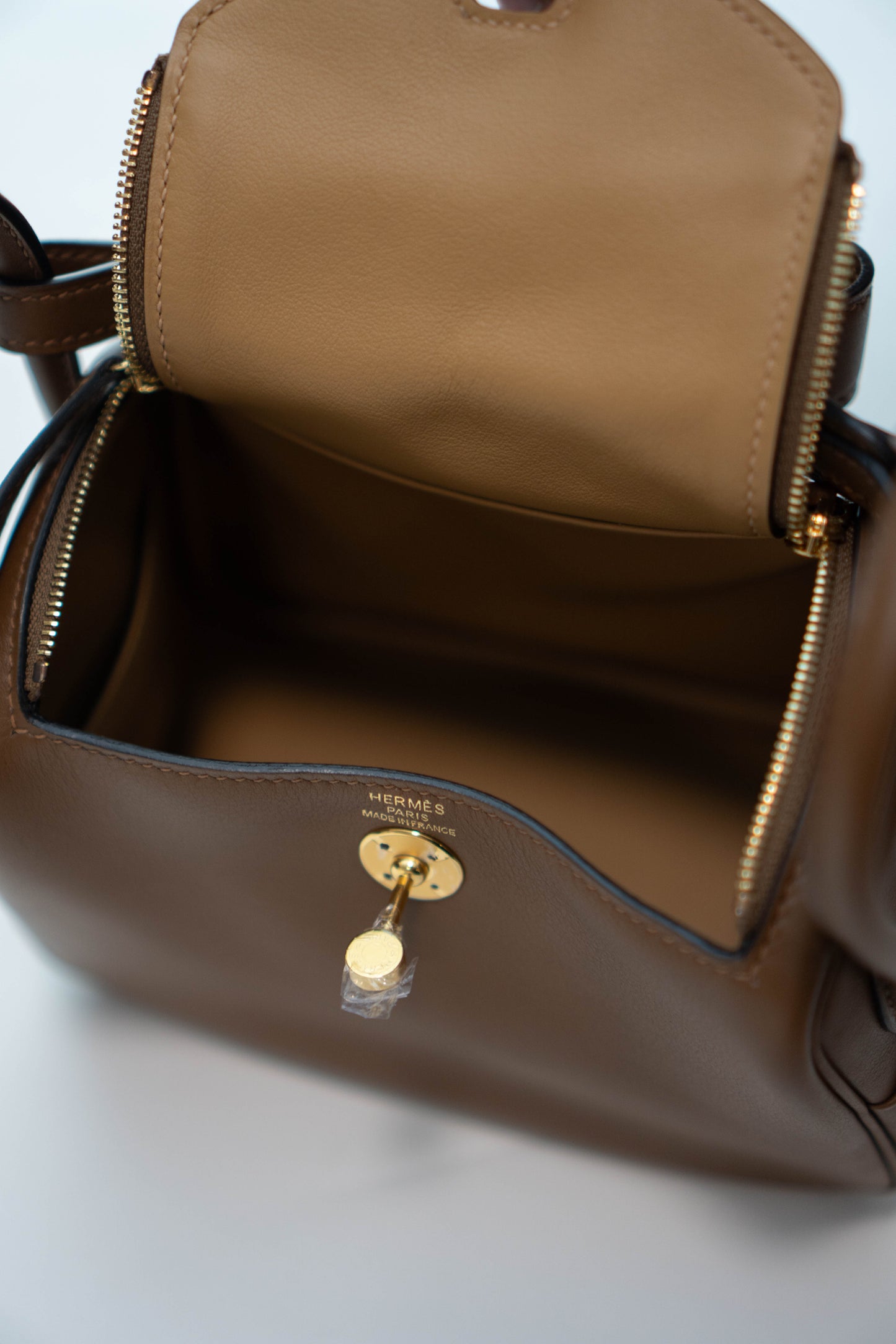 Mini Lind in Alezan Swift leather