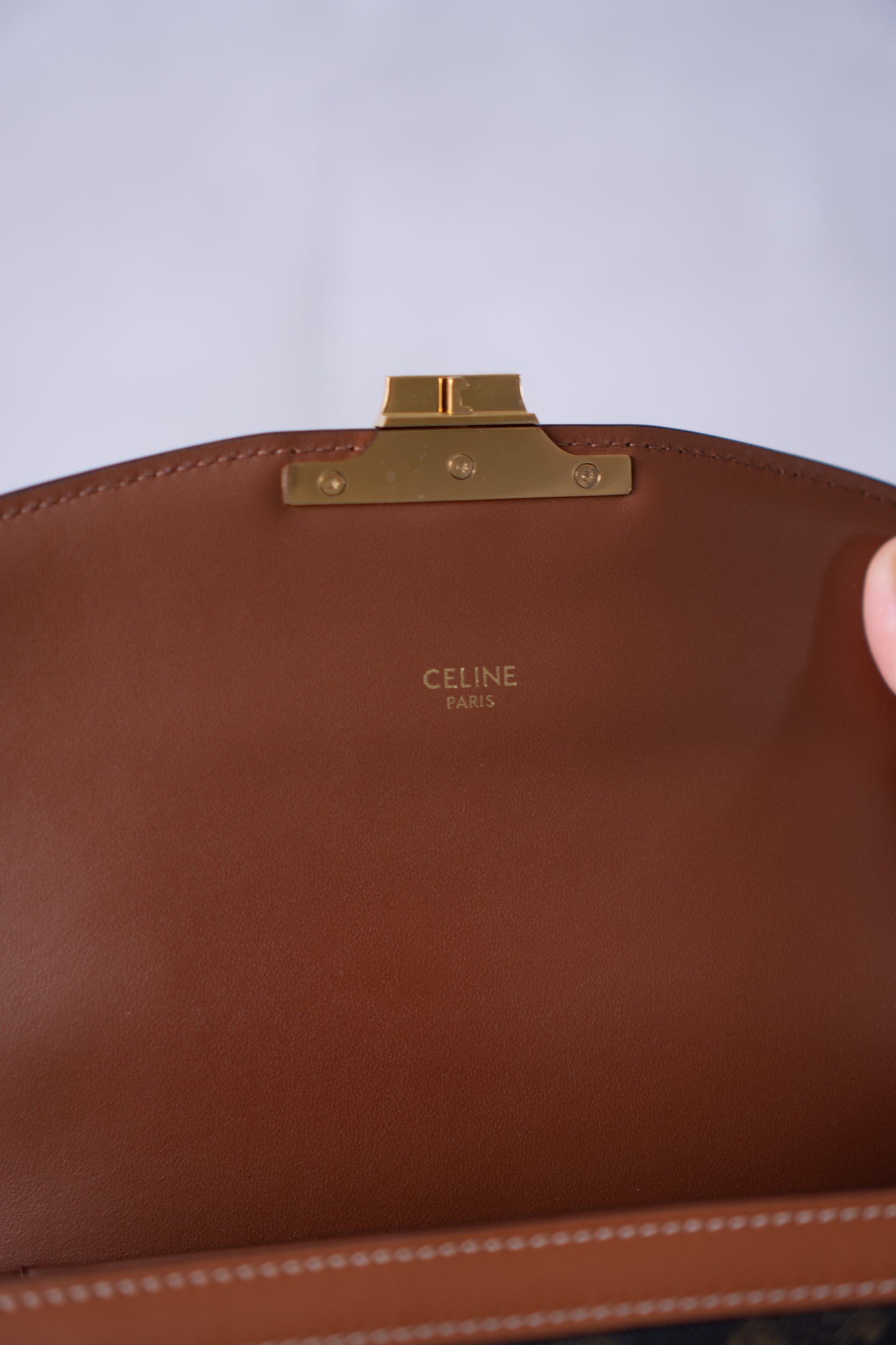 Triomphe Teen Bag – Triomphe Monogram Canvas & Leather