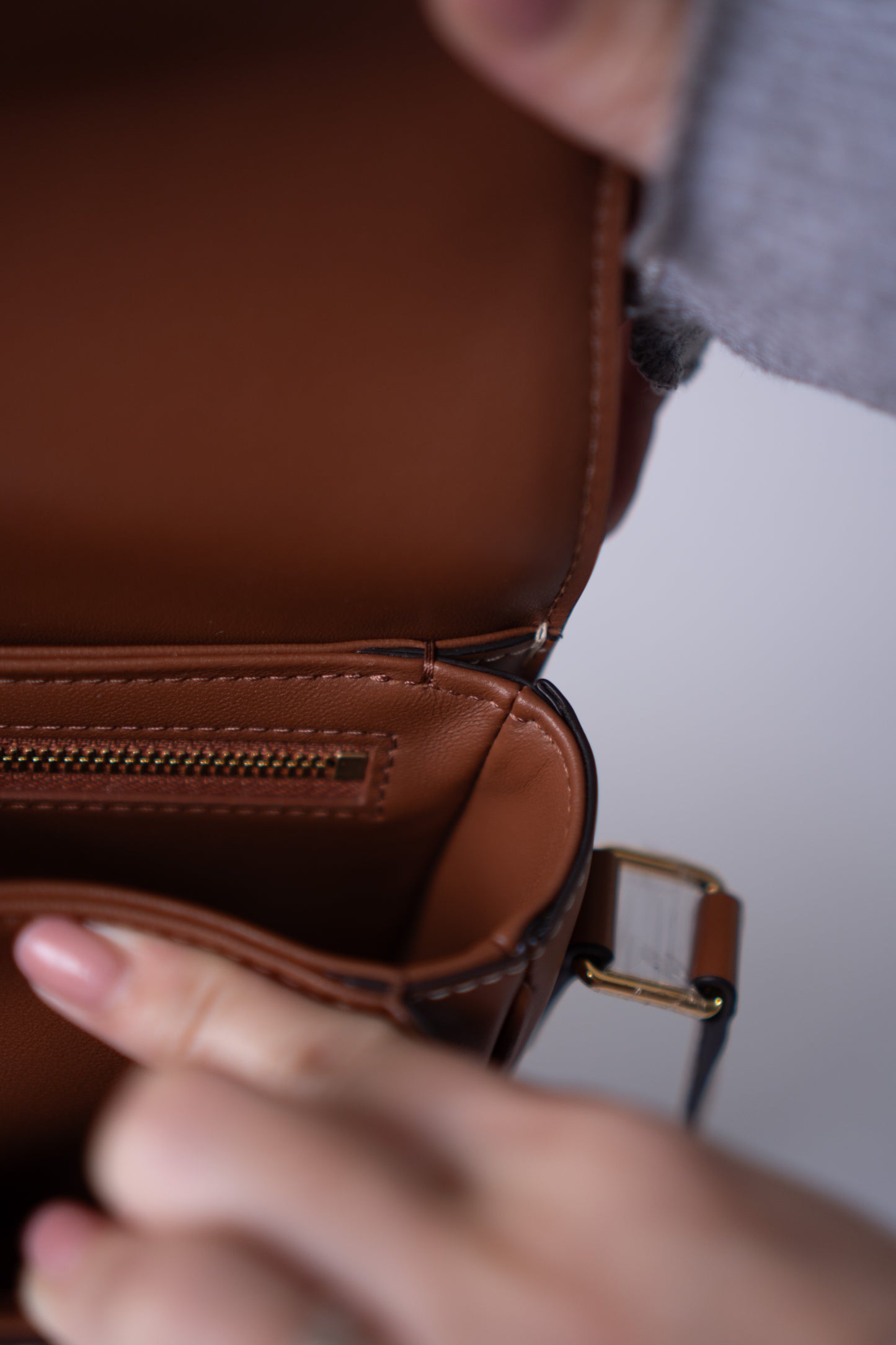 Triomphe Teen Bag – Triomphe Monogram Canvas & Leather