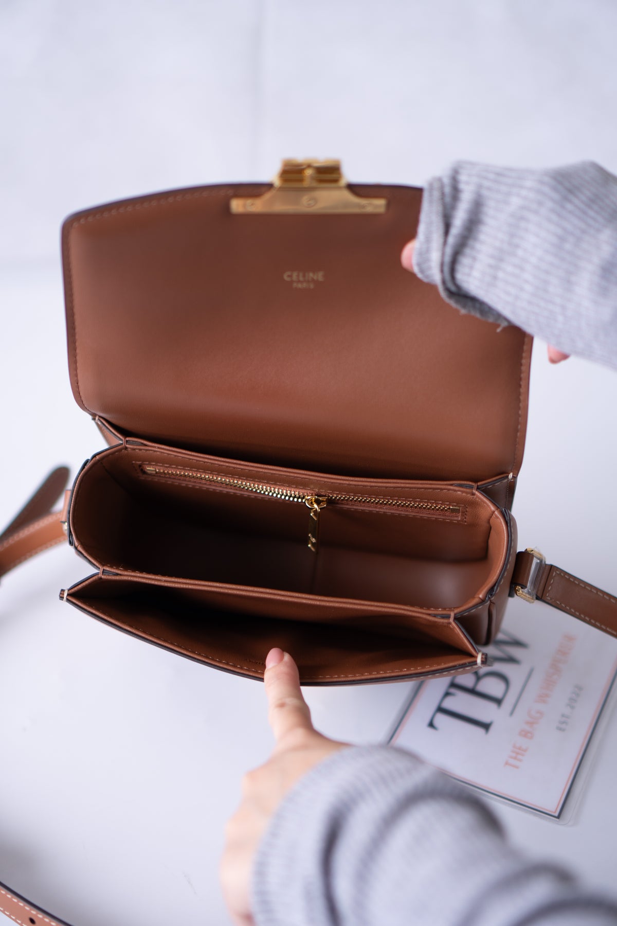 Triomphe Teen Bag – Triomphe Monogram Canvas & Leather