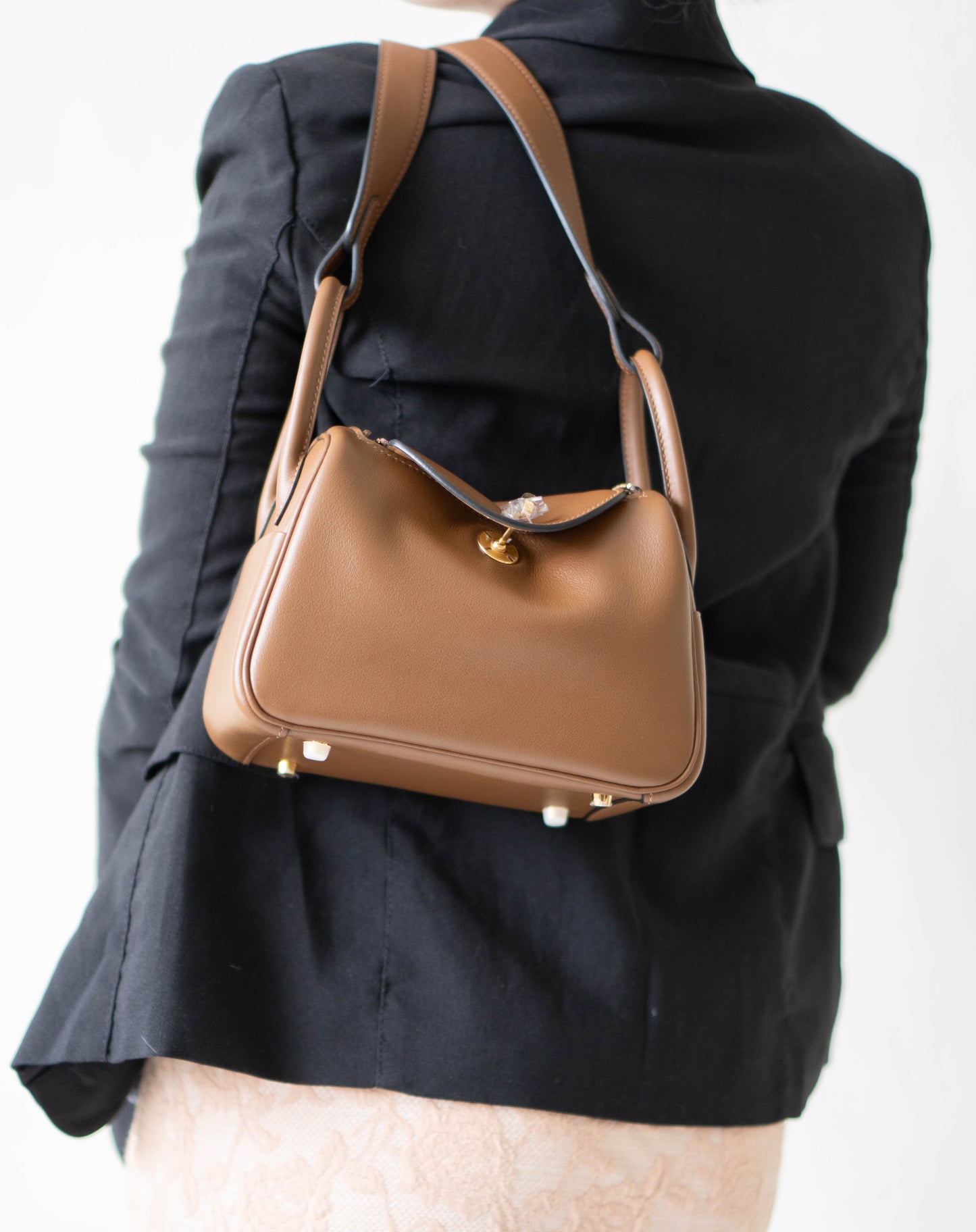 Mini Lind in Alezan Swift leather
