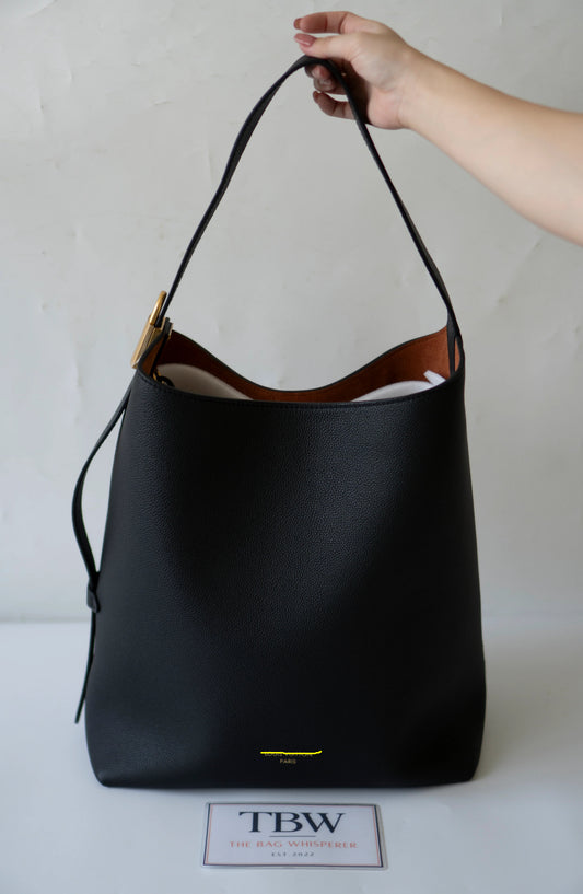 Low Key Hobo MM – Black Grained Calfskin