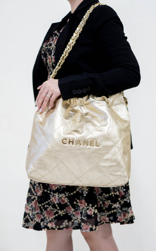 C22 Hobo Style (Small) metallic gold