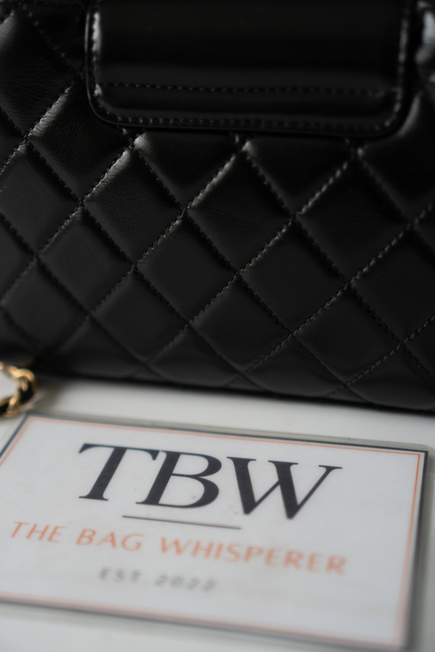 Mini Kelly Top Handle Bag – Black Lambskin