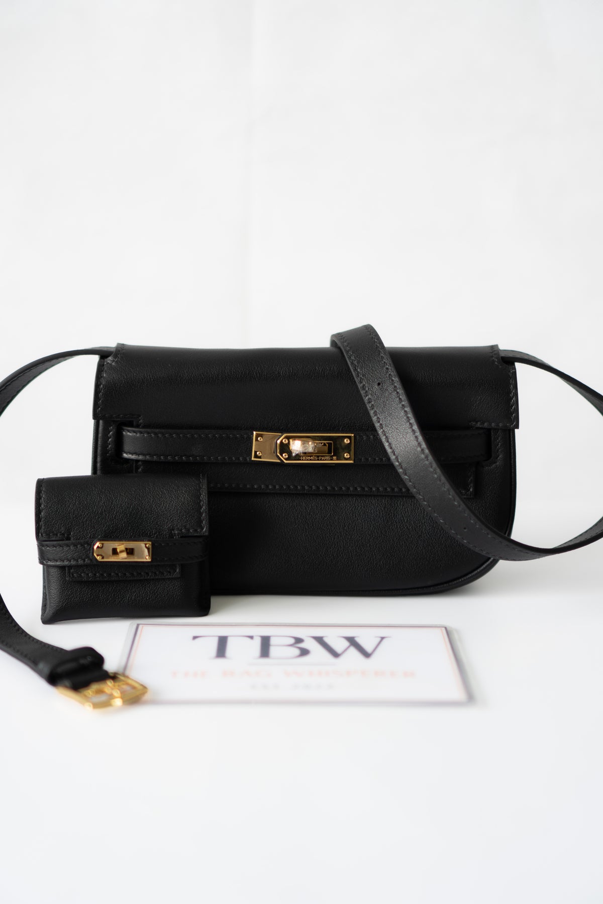 Kelly Moove Bag – Black Swift Leather