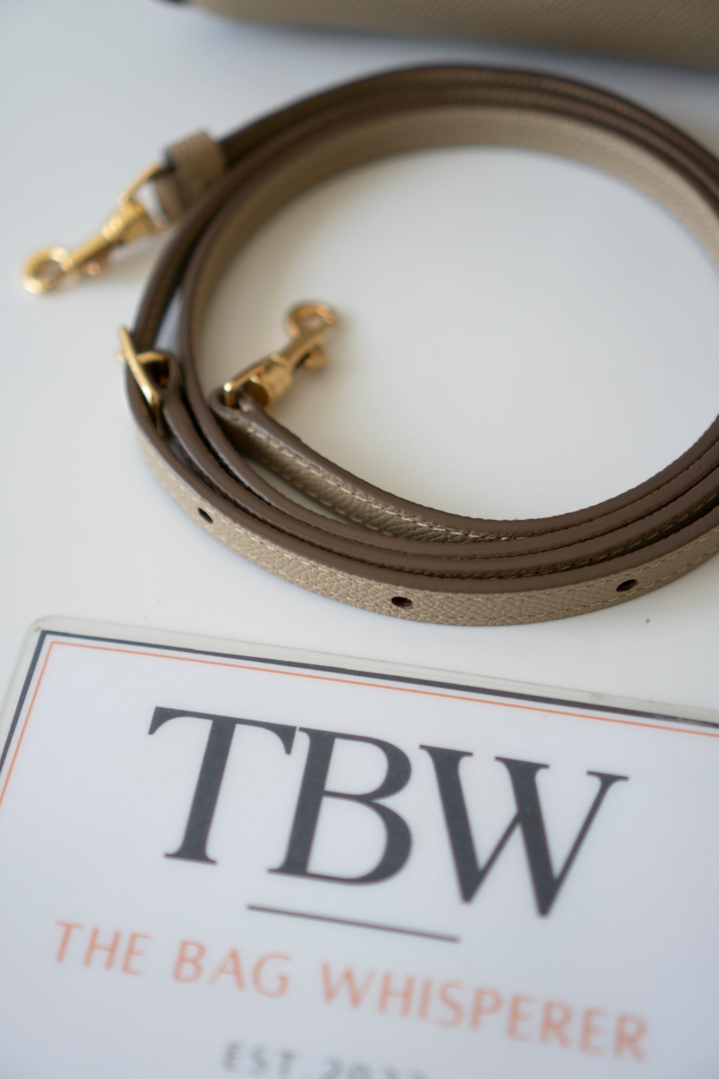 Nano Belt Bag – Light Taupe Calfskin