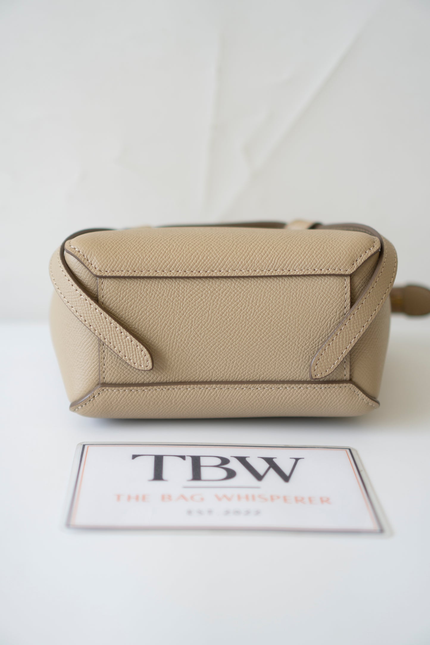 Nano Belt Bag – Light Taupe Calfskin