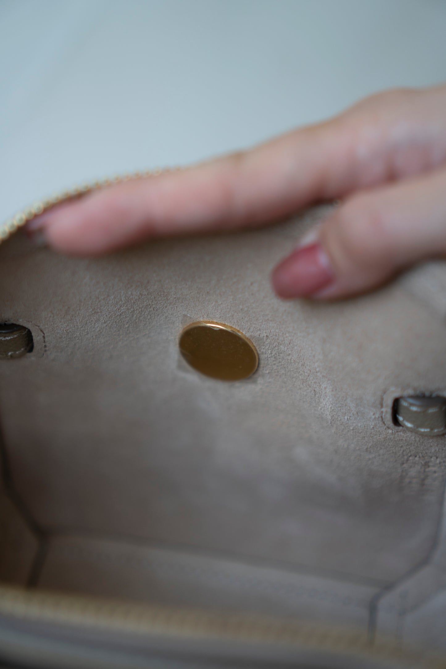 Nano Belt Bag – Light Taupe Calfskin