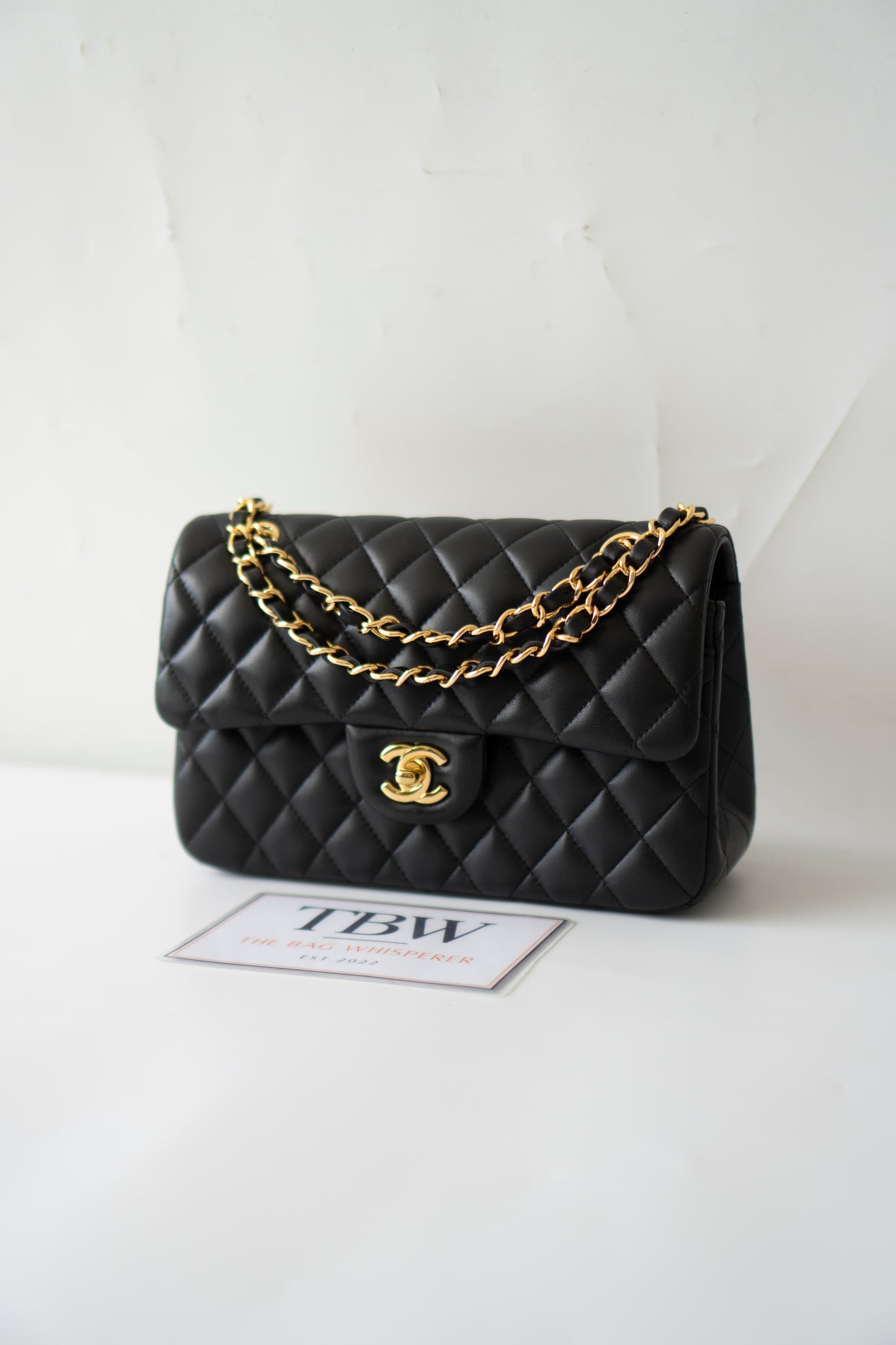 Classic Flap Small – Black Lambskin with Gold Hardware