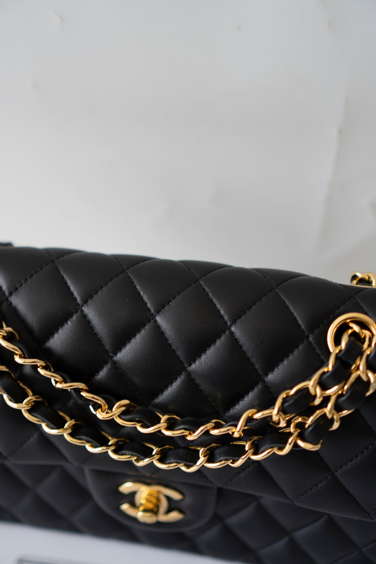 Classic Flap Small – Black Lambskin with Gold Hardware