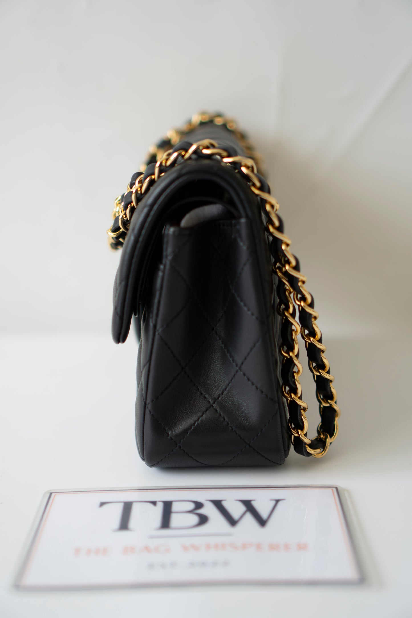 Classic Flap Small – Black Lambskin with Gold Hardware