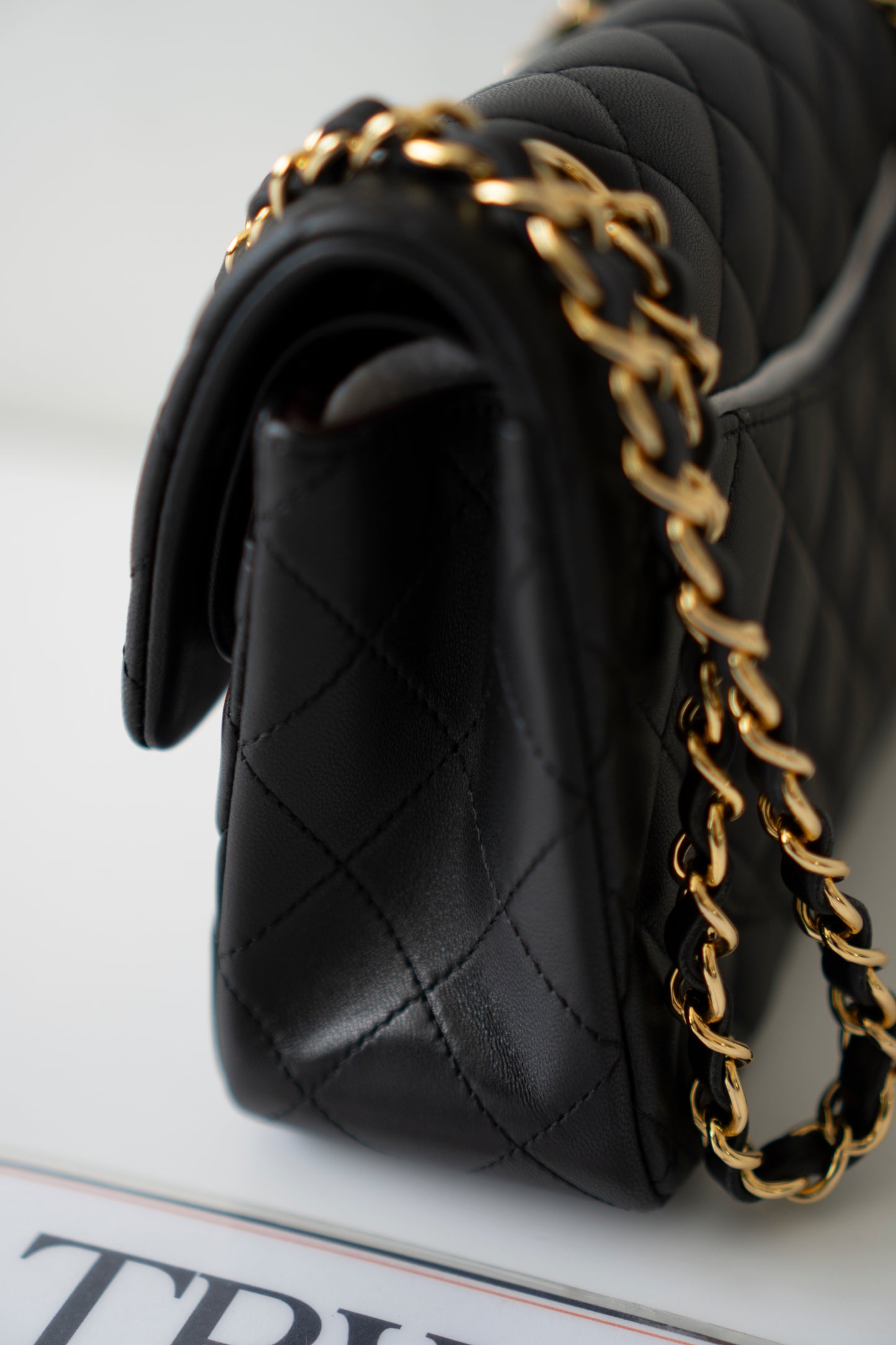Classic Flap Small – Black Lambskin with Gold Hardware