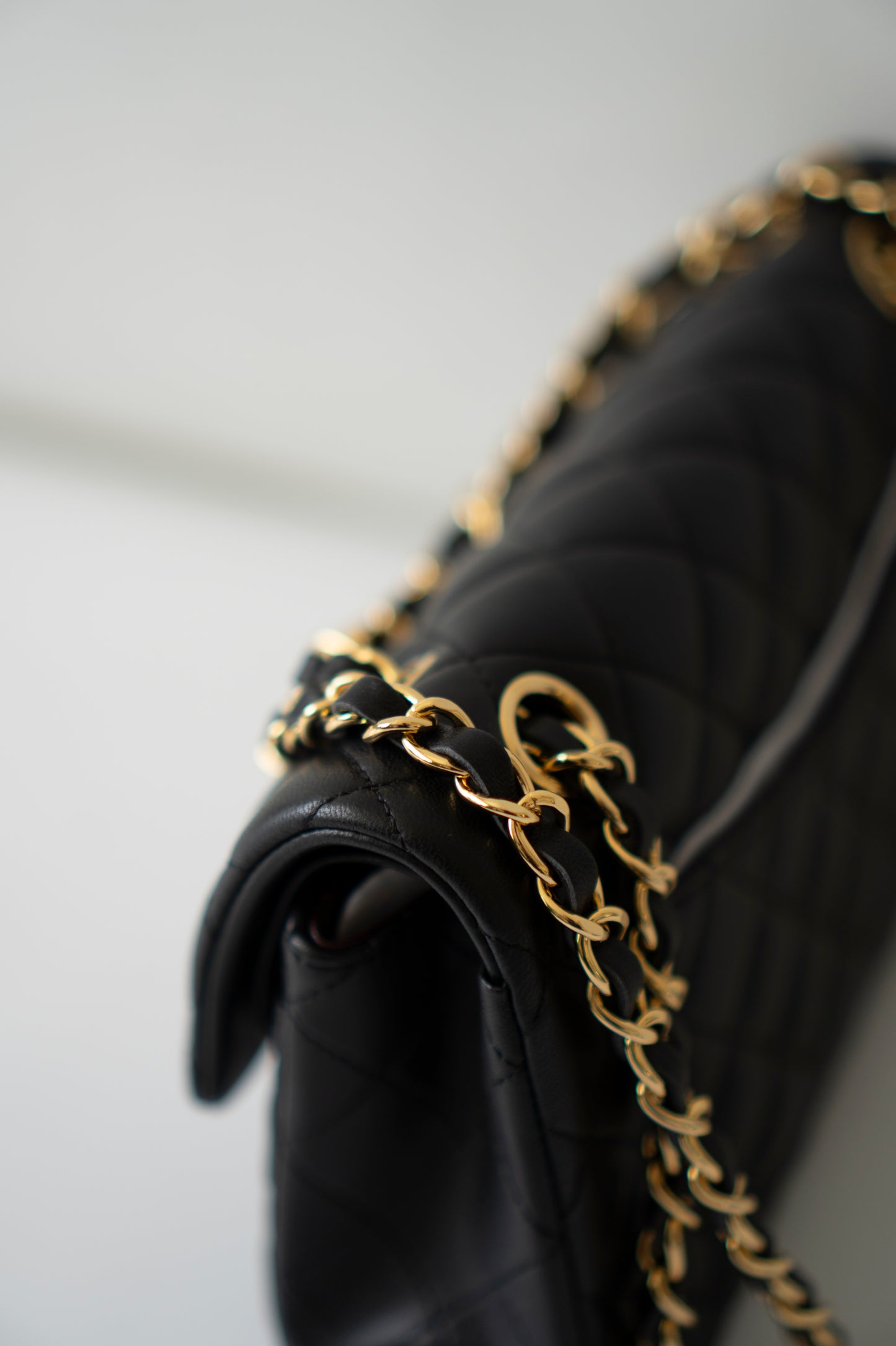 Classic Flap Small – Black Lambskin with Gold Hardware