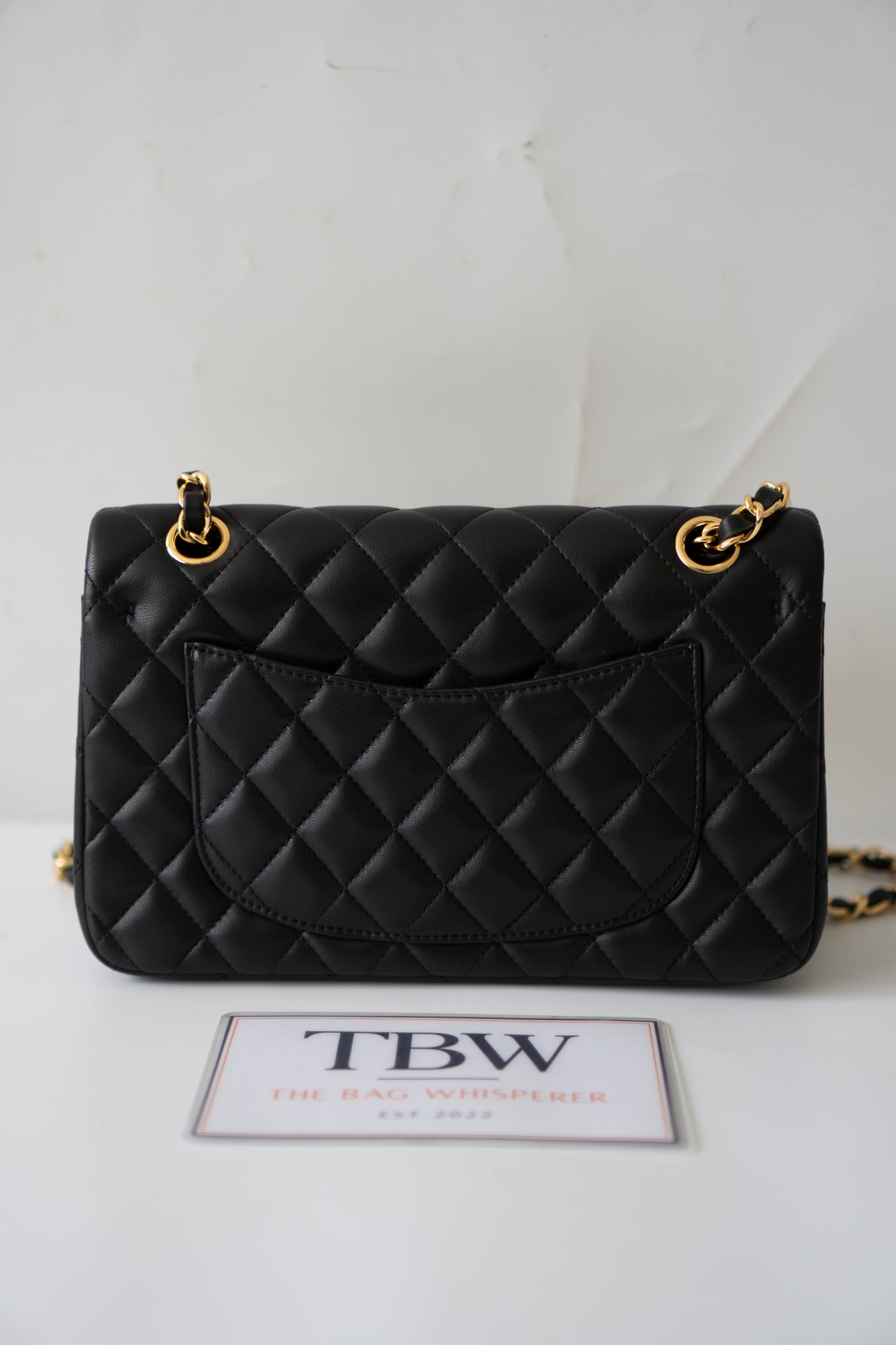 Classic Flap Small – Black Lambskin with Gold Hardware