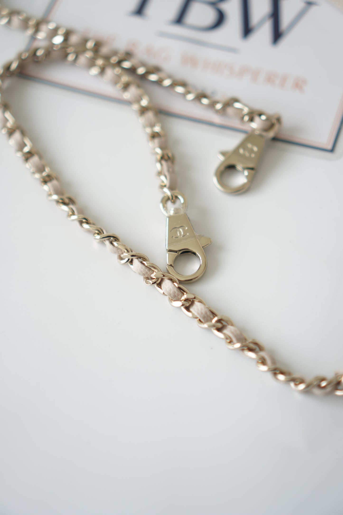 Coco Handle Small – Apricot Caviar with Light Gold Hardware