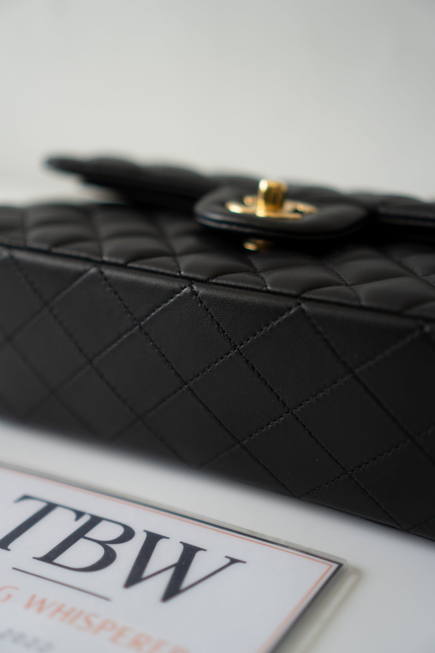 Classic Flap Small – Black Lambskin with Gold Hardware