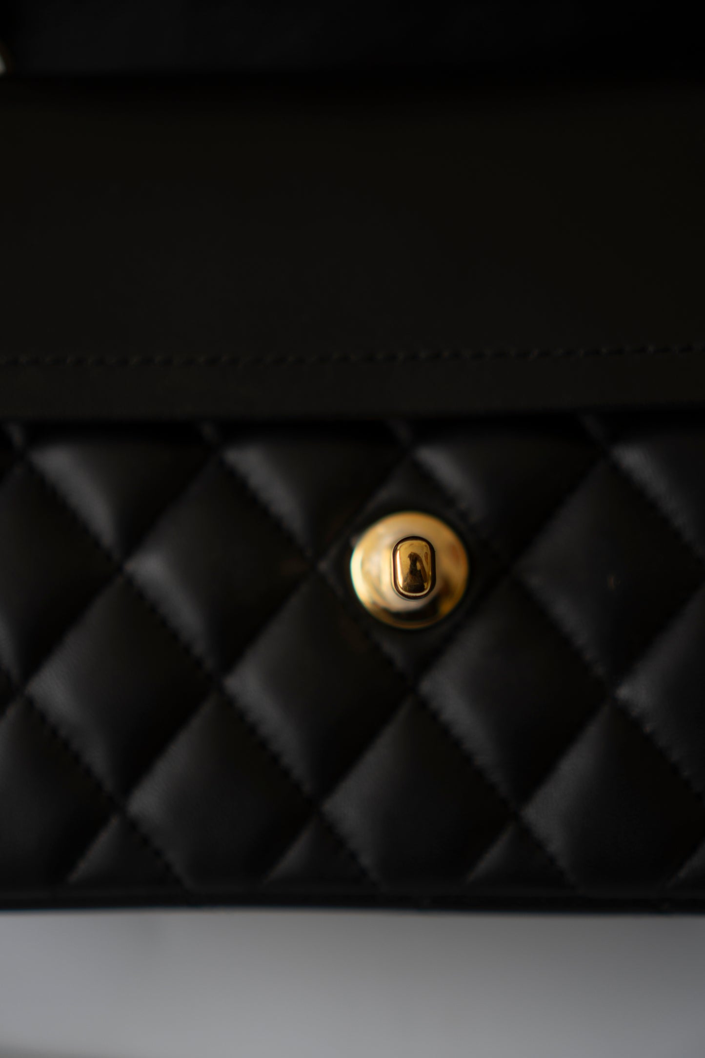 Classic Flap Small – Black Lambskin with Gold Hardware