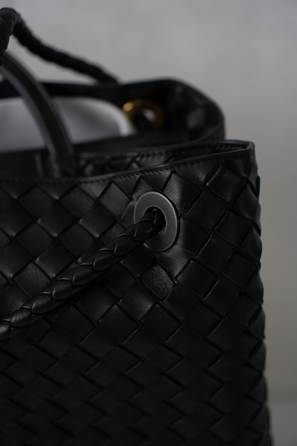 Large Andiamo – Black Leather