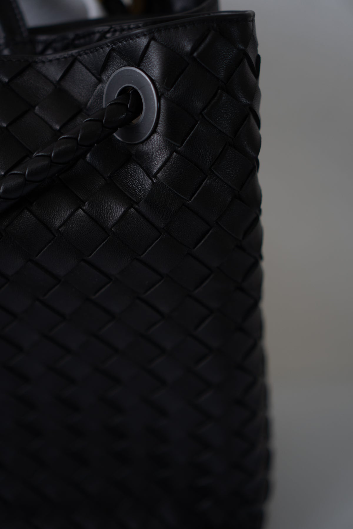 Large Andiamo – Black Leather