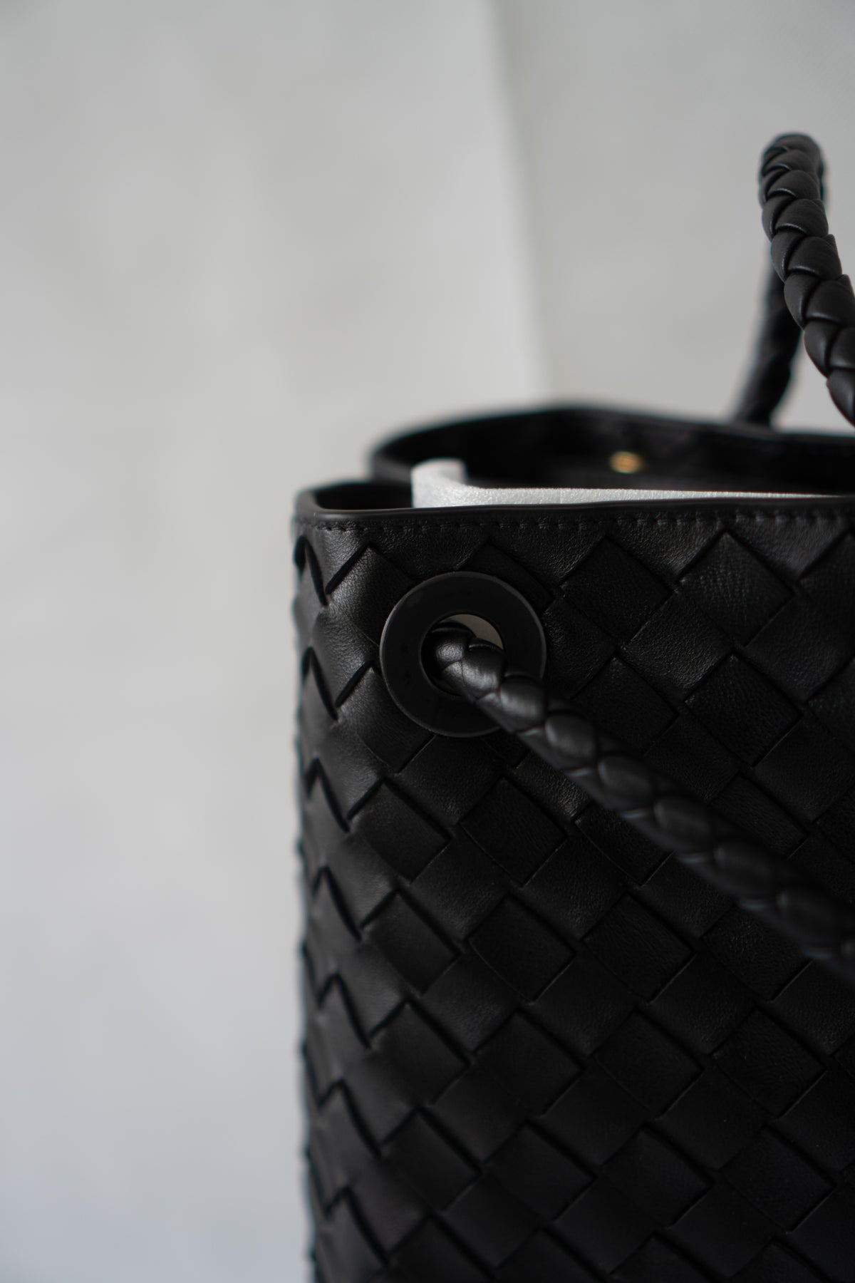 Large Andiamo – Black Leather