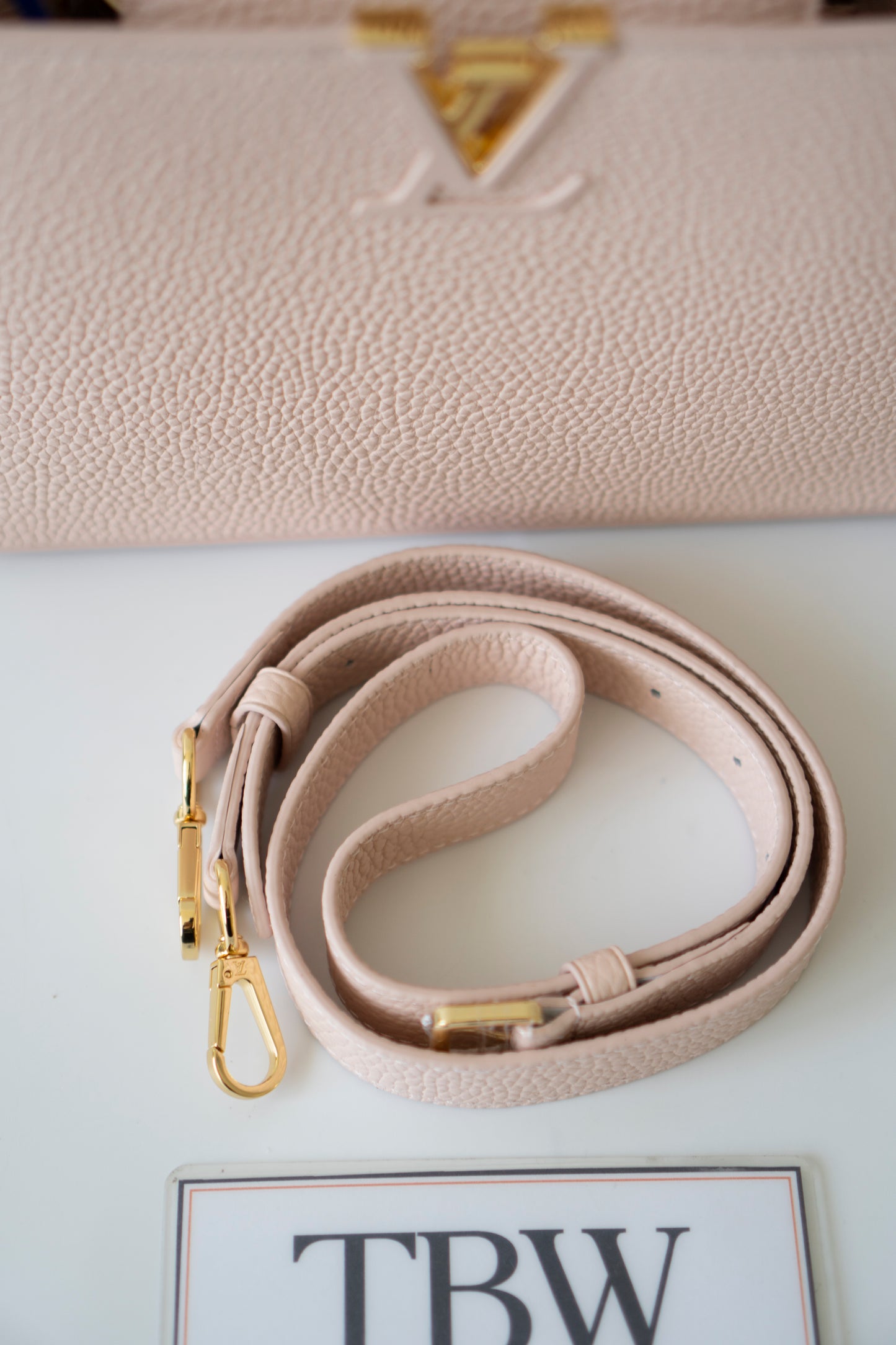Capucines BB – Rose Jasmin in Taurillon Leather