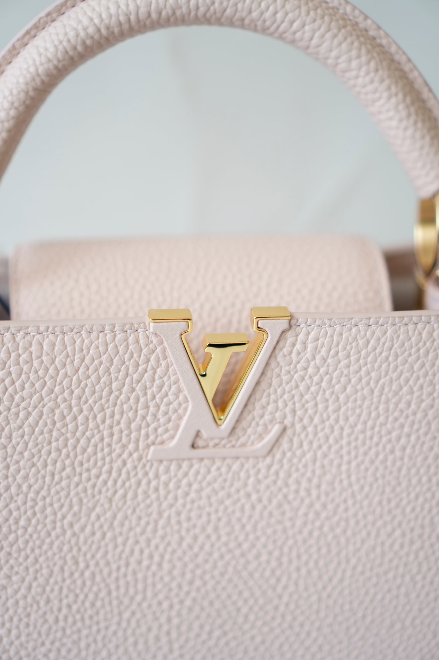 Capucines BB – Rose Jasmin in Taurillon Leather