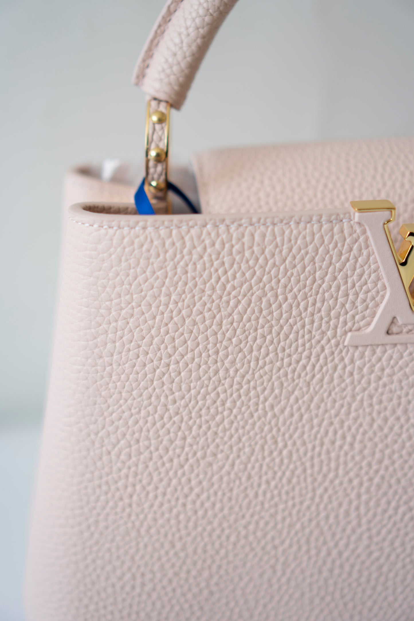 Capucines BB – Rose Jasmin in Taurillon Leather