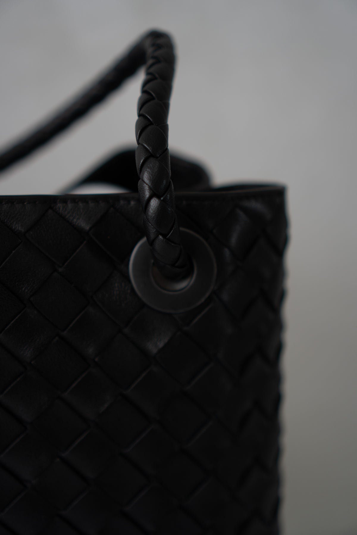 Large Andiamo – Black Leather
