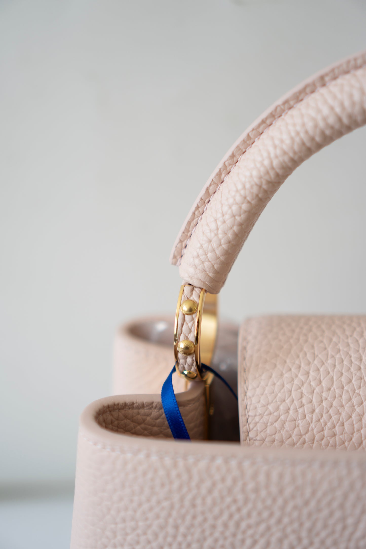 Capucines BB – Rose Jasmin in Taurillon Leather