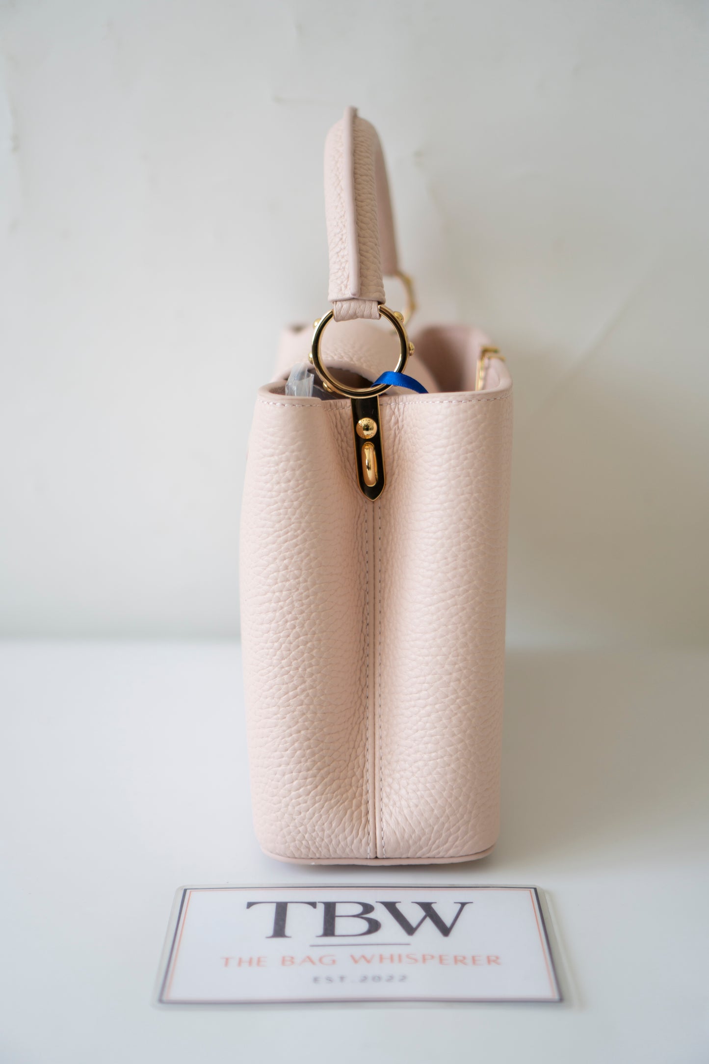 Capucines BB – Rose Jasmin in Taurillon Leather