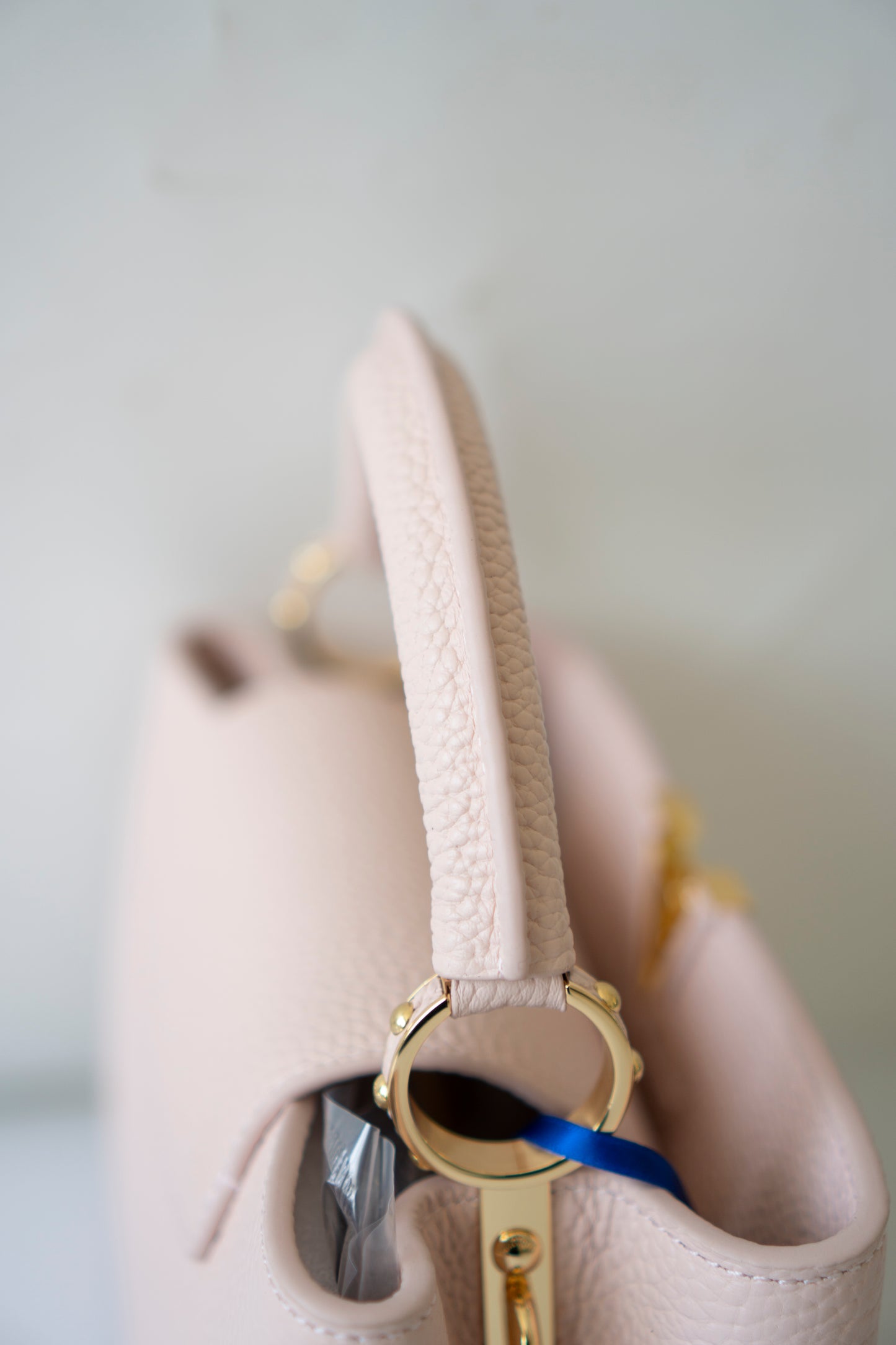Capucines BB – Rose Jasmin in Taurillon Leather