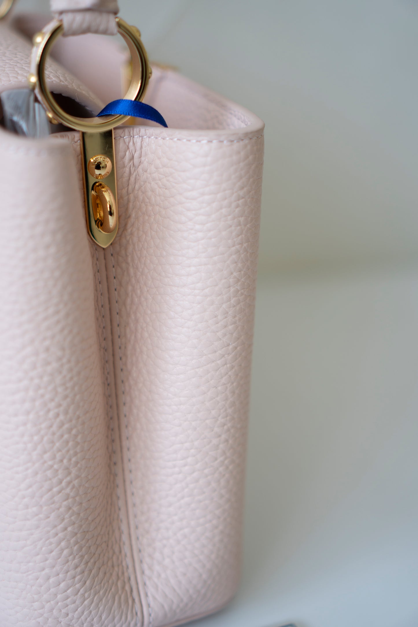 Capucines BB – Rose Jasmin in Taurillon Leather