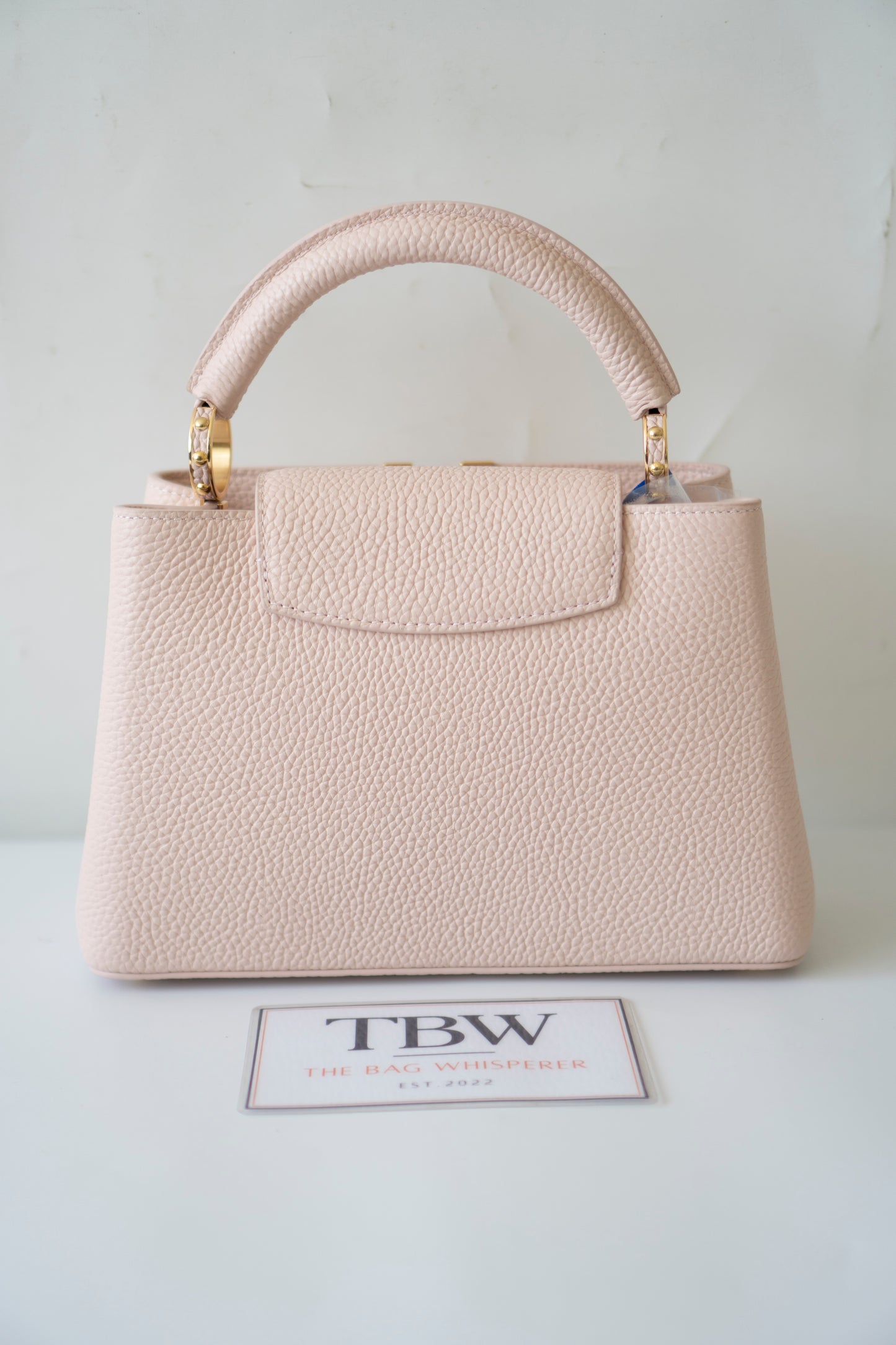 Capucines BB – Rose Jasmin in Taurillon Leather