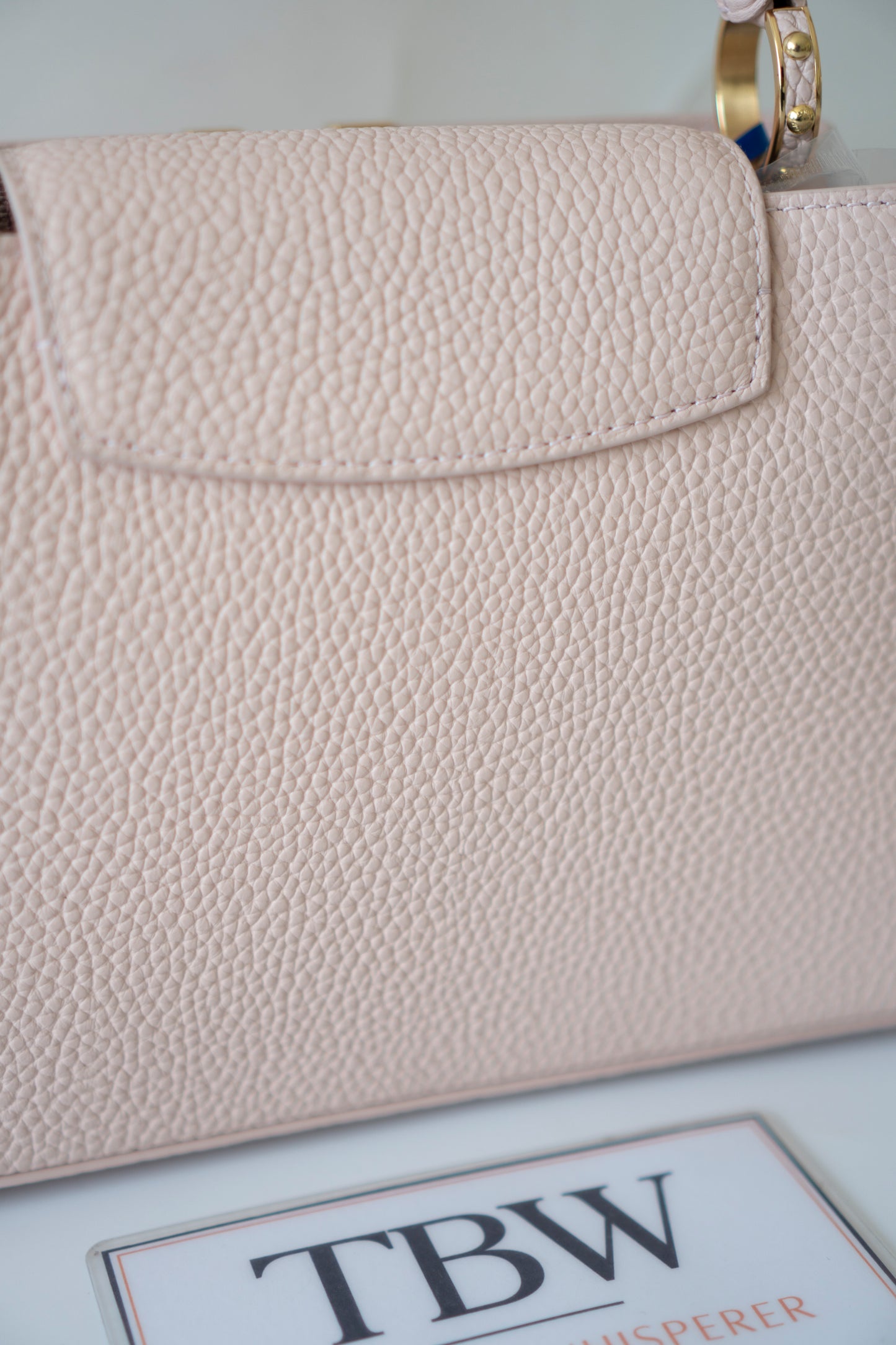 Capucines BB – Rose Jasmin in Taurillon Leather